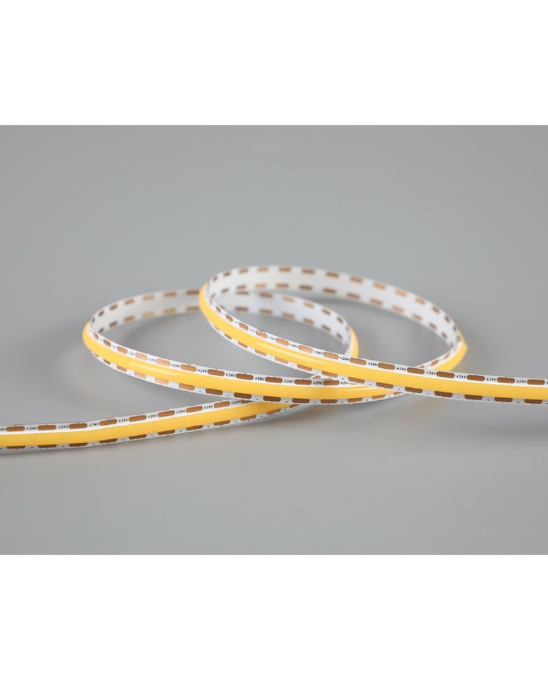 TIRAS LED STRIPS*TIRA LED 24V COB 12w/m IP65 4000K ROLLO 5M